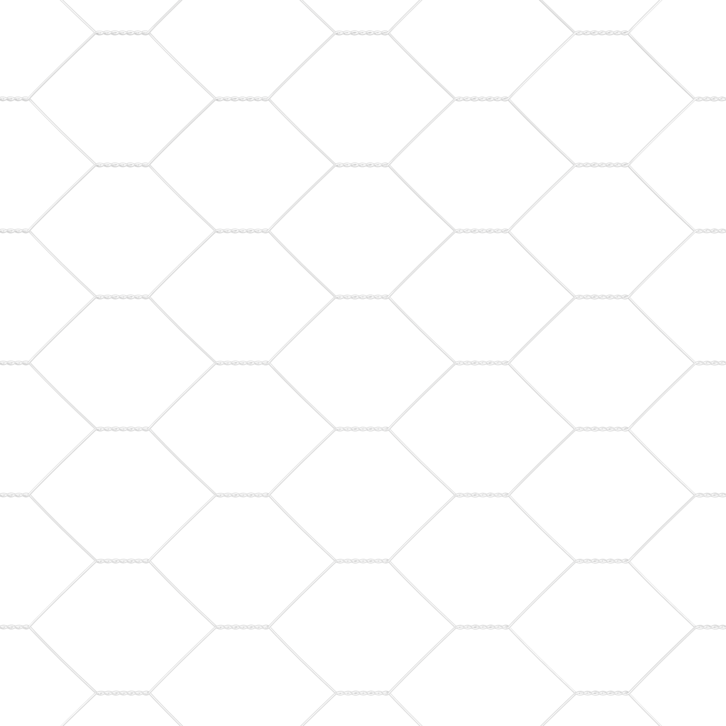 Gjerdepåle sølv 50 x 0,4 m (50 mm nett) Stål