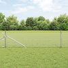 Gjerde med innlegg. sølv 0.8 x 50 m PVC-belagt stål