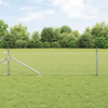 Gjerde med innlegg. sølv 0.8 x 50 m PVC-belagt stål