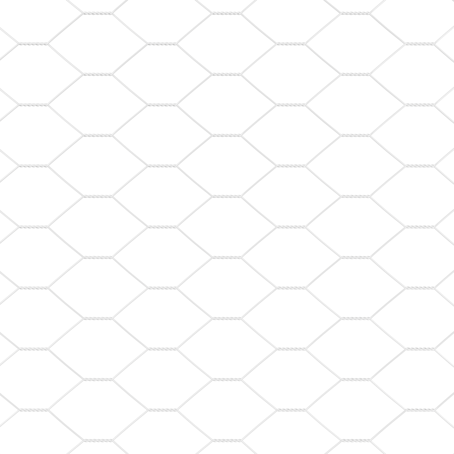 Gjerdepåle sølv 10 x 0,4 m (36 mm mesh) Stål