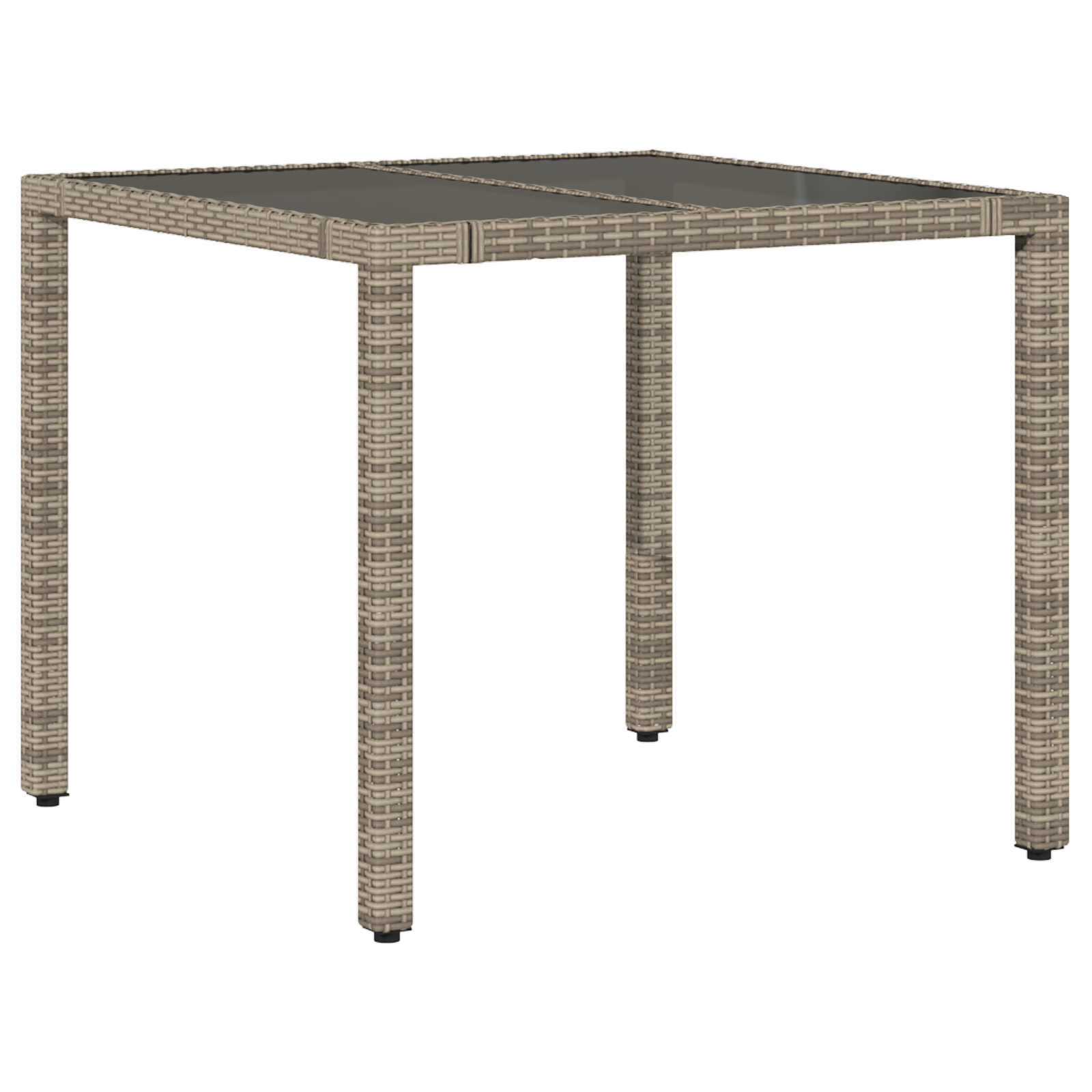 Hage Spisegruppe 5 pcs Grå 90 x 90 x 75 cm polyrotting