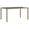 Hage Spisegruppe 5 pcs Grå 150 x 90 x 75 cm polyrotting