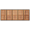Hage Spisegruppe 9 pcs Svart Poly rattan
