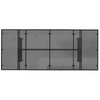 Hage Spisegruppe 7 pcs Svart 190 x 80 x 75 cm polyrotting