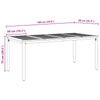 Hage Spisegruppe 7 pcs Beige 180 x 90 x 75 cm polyrotting