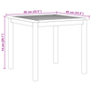 Hage Spisegruppe 3 pcs Beige Poly rattan