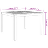Hage Spisegruppe 5 pcs Beige Poly rattan