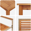 Hage Spisegruppe 7 pcs Beige Poly rattan