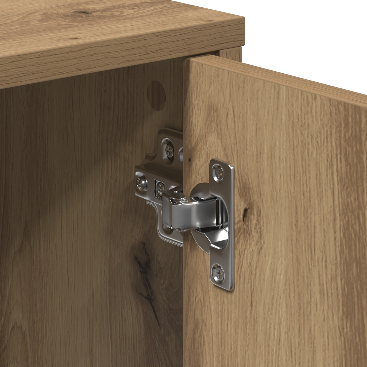 Serviesskap 2 pcs Artisan Eik 60 x 31 x 70 cm Konstruert tre