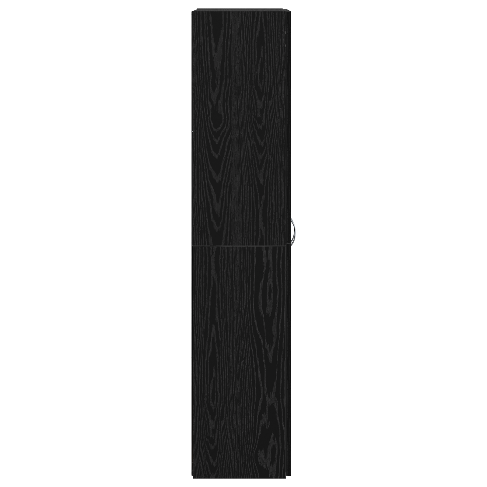 Kontorskap med hylle Svart eik 60 x 32 x 153 Konstruert tre