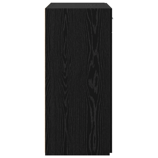 Oppbevaringsskap Svart eik 80 x 42.5 x 93.5 cm Konstruert tre