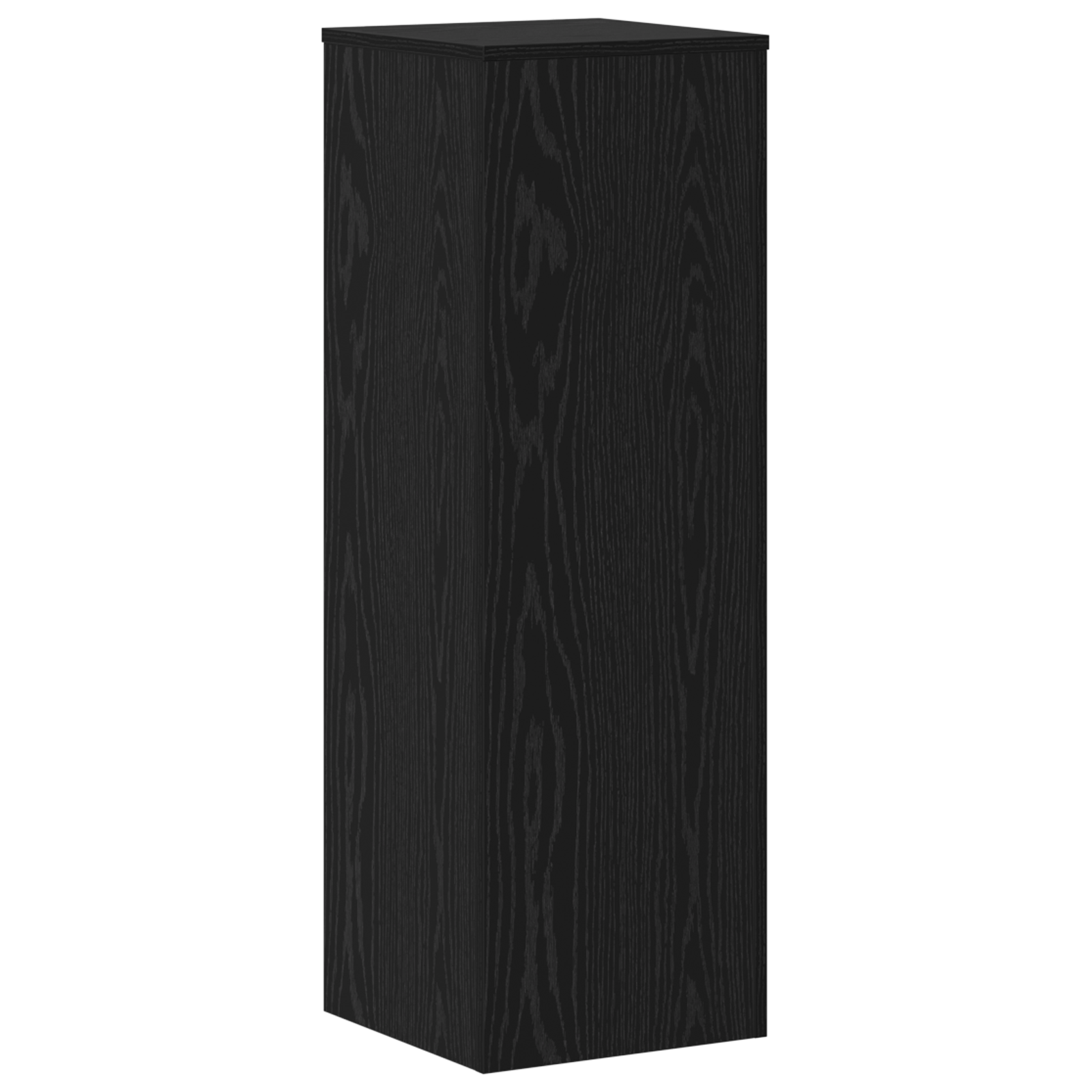 Planteholder 2 pcs Svart eik 33 x 33 x 100 cm Konstruert tre