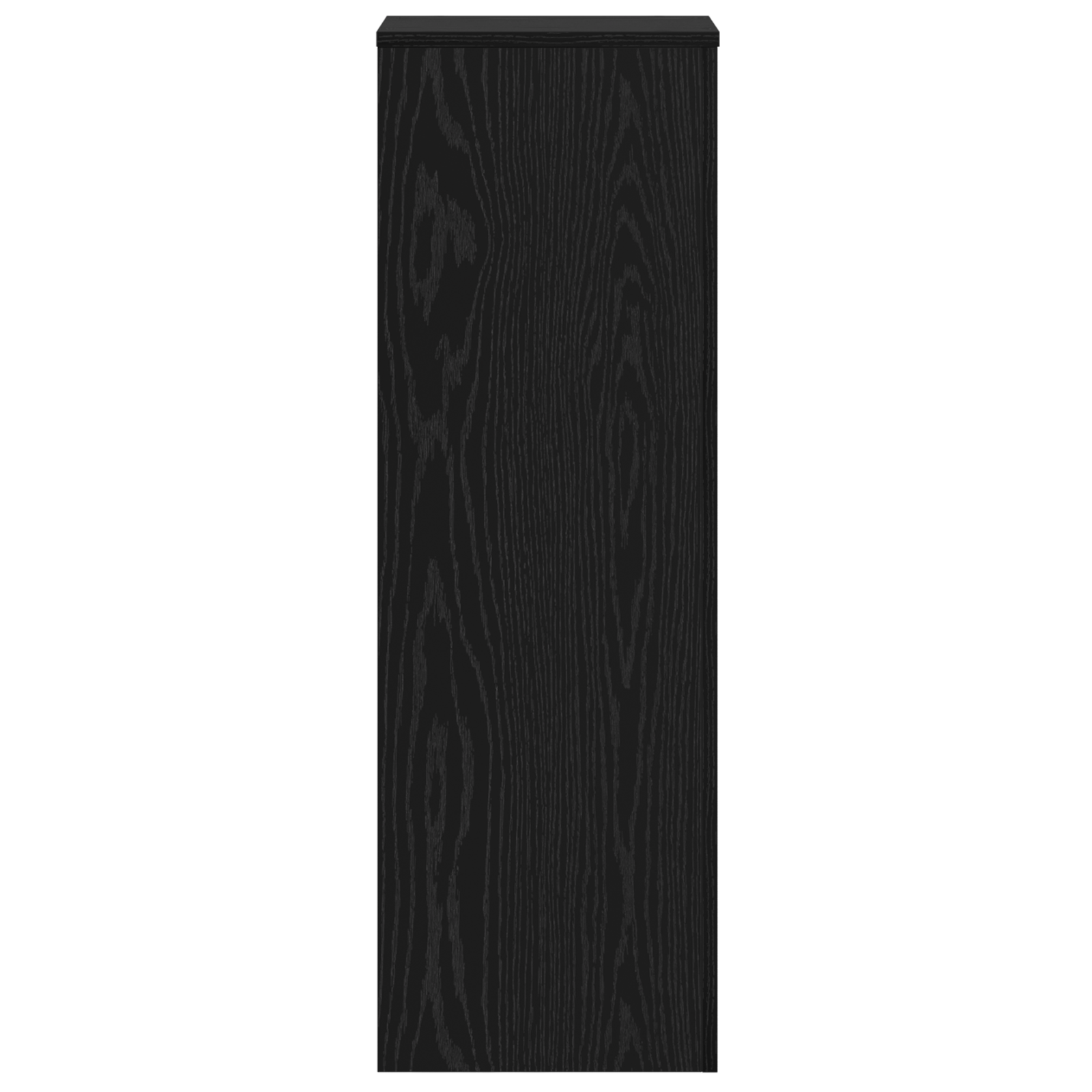 Planteholder 2 pcs Svart eik 33 x 33 x 100 cm Konstruert tre