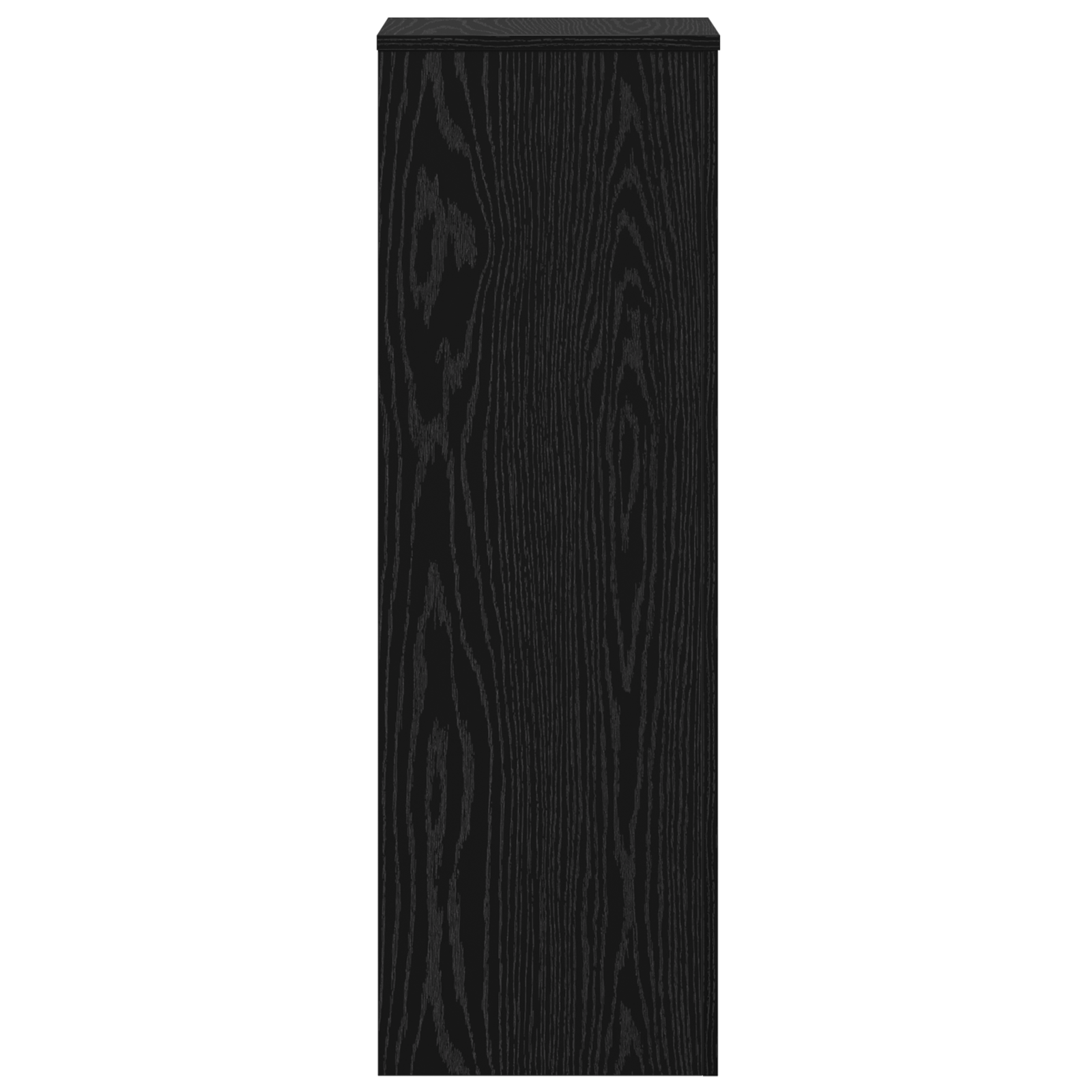 Planteholder 2 pcs Svart eik 33 x 33 x 100 cm Konstruert tre