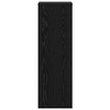 Planteholder 2 pcs Svart eik 33 x 33 x 100 cm Konstruert tre