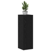 Planteholder 2 pcs Svart eik 33 x 33 x 100 cm Konstruert tre
