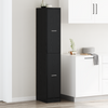 Apotekskap Svart eik 30 x 41 x 174.5 cm Konstruert tre