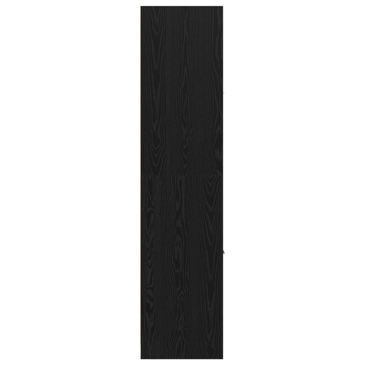 Apotekskap Svart eik 40 x 41 x 174.5 cm Konstruert tre