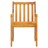 Hage Spisegruppe 3 pcs Brun Massivt akasietre