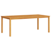 Hage Spisegruppe 7 pcs Brun heltre akasie