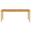 Hage Spisegruppe 9 pcs Brun heltre akasie