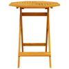 Sammenleggbart Bistrosett 3 pcs Brun heltre akasie