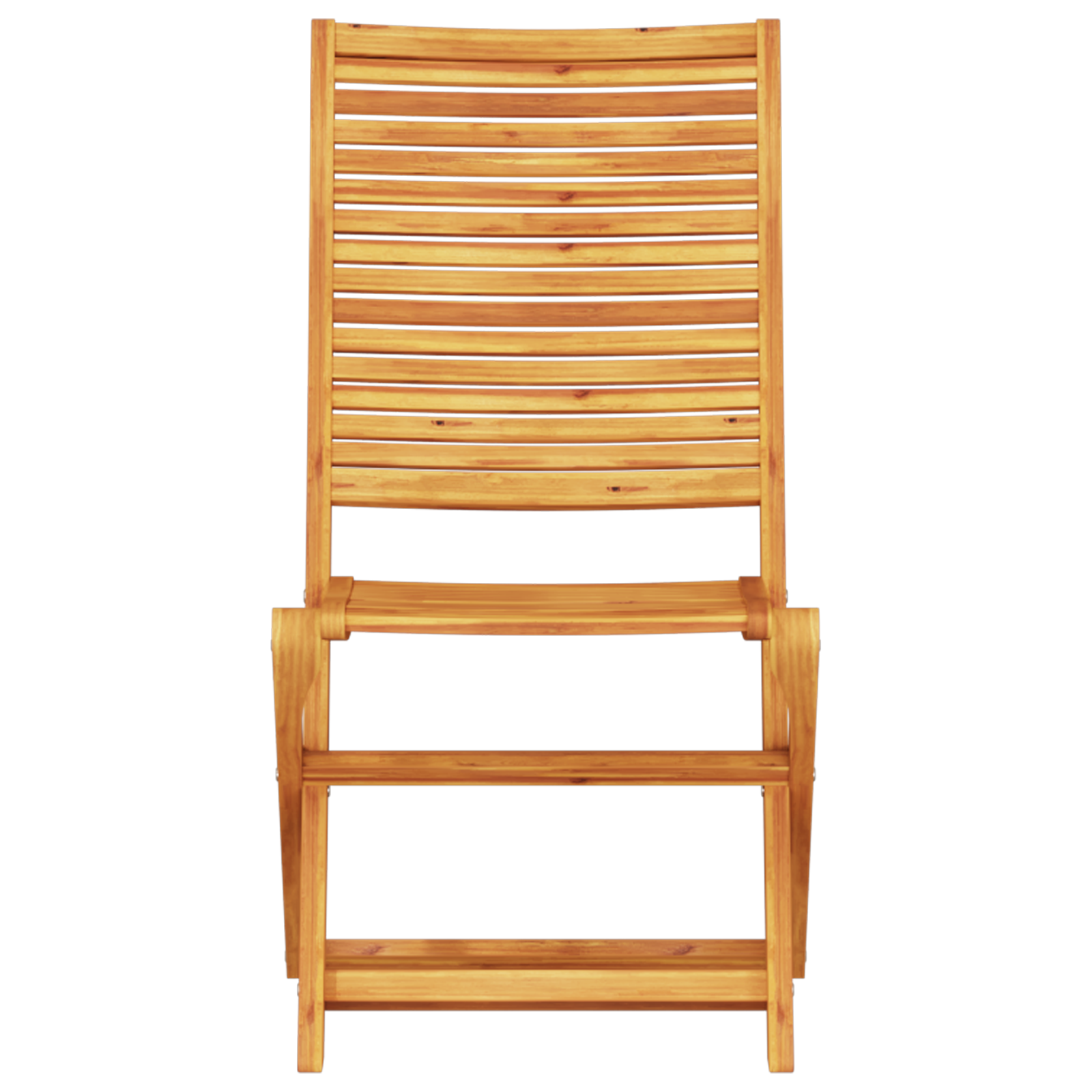 Sammenleggbart Bistrosett 3 pcs Brun heltre akasie