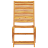 Sammenleggbart Bistrosett 3 pcs Brun heltre akasie