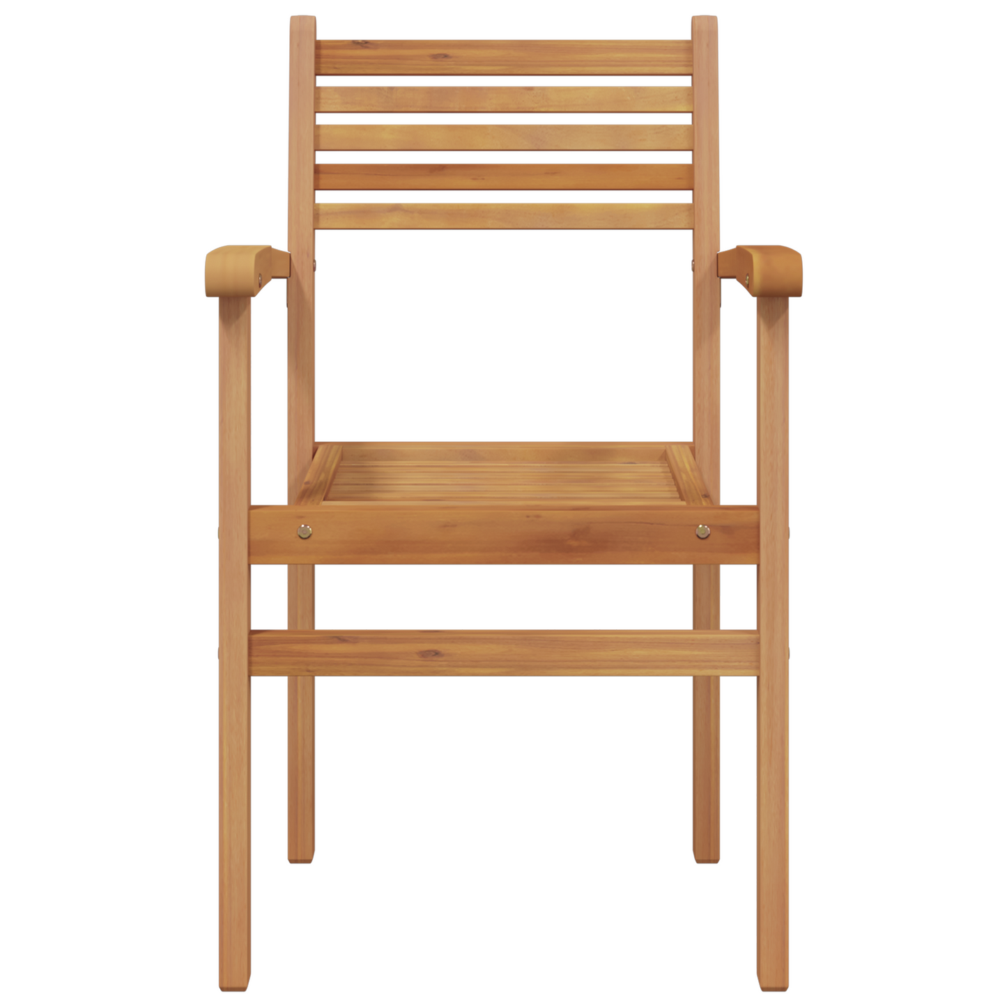 Stol 8 pcs Brun 56 x 55 x 90.5 cm Massivt Teaktre