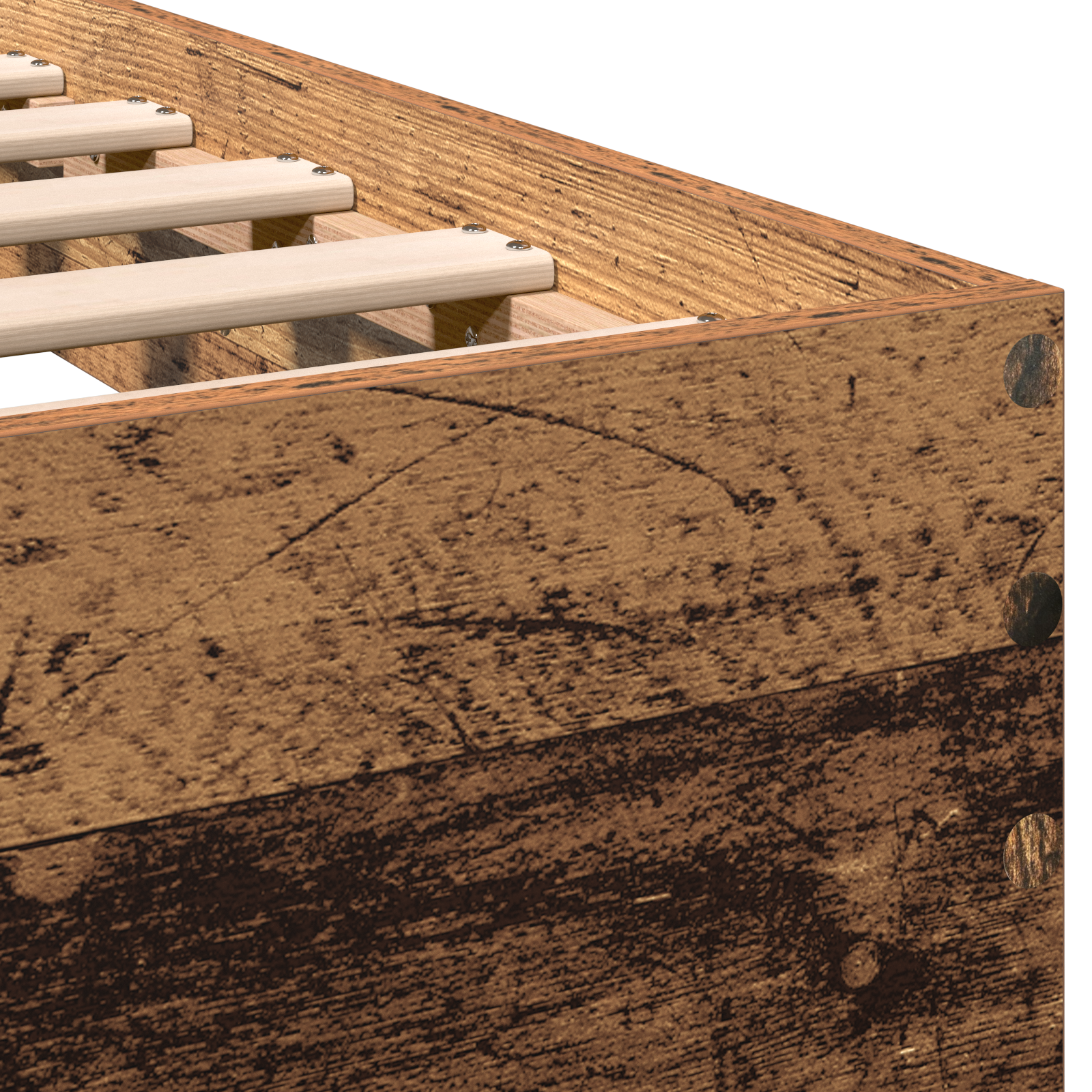 Sengestamme Gamle tre 203 x 185 x 70 cm Konstruert tre