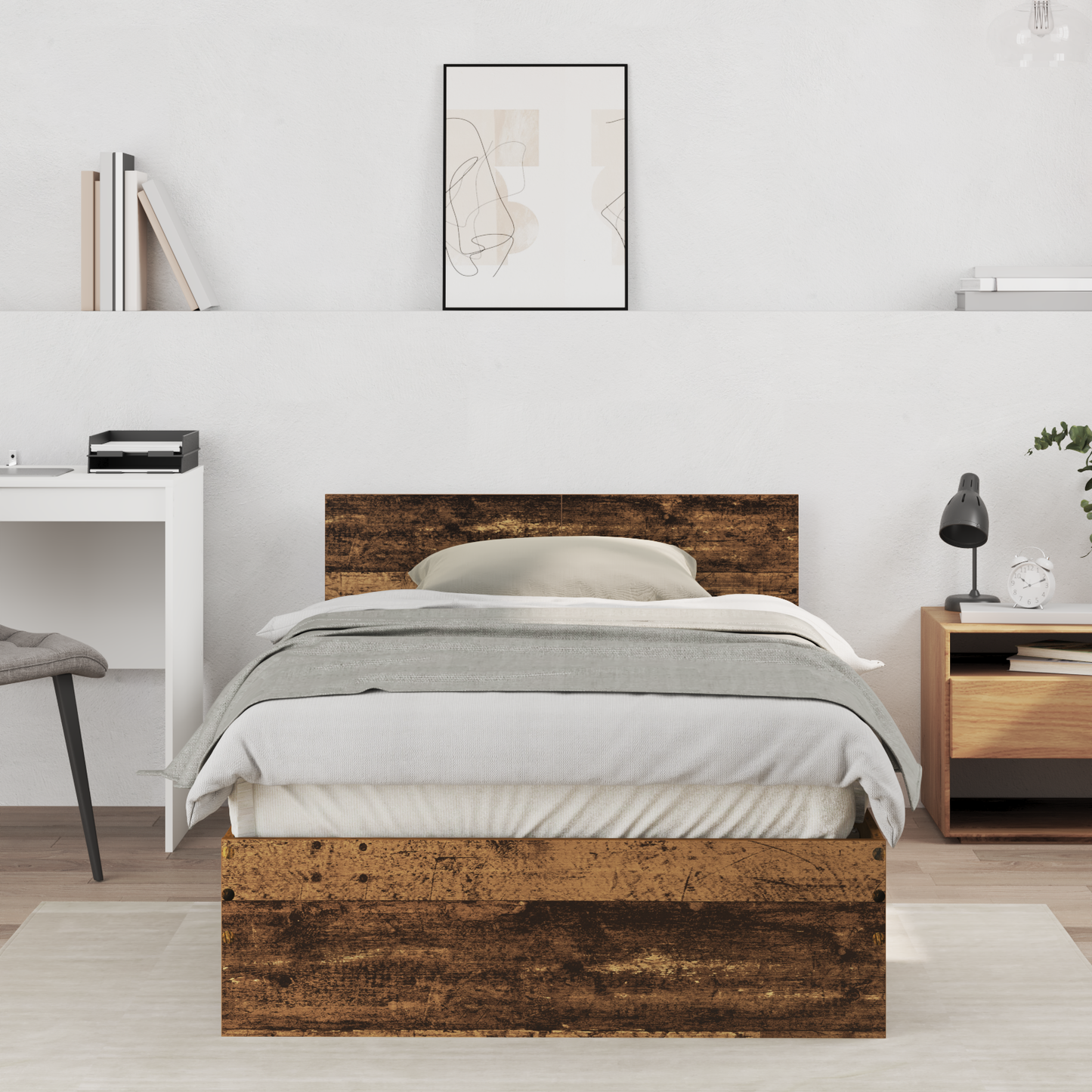 Sengestamme Gammelt tre 203 x 104 x 70 cm Konstruert tre