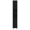 Møbelsett for bad med lagring 3 pcs Svart Eik 30 x 30 x 180 cm
