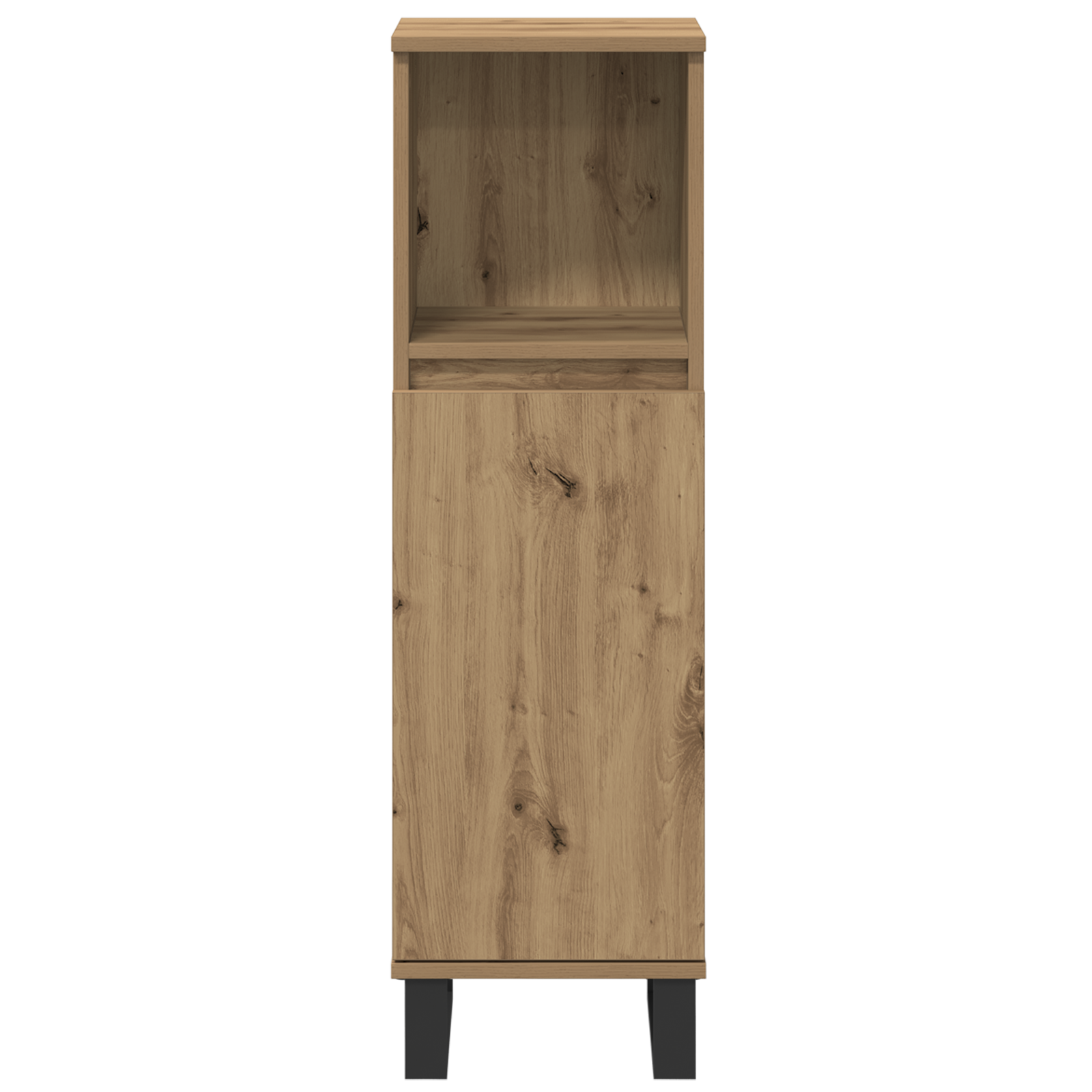 Baderomsinnredningssett med lagring 3 pcs Brun 30 x 30 x 180 cm