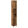 Baderoms Møbelsett med lagring 3 pcs Gamle tre 30 x 30 x 180 cm