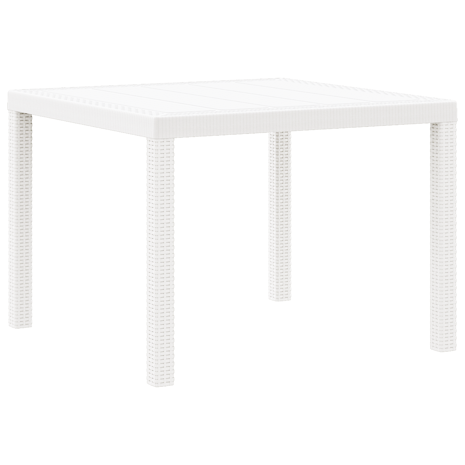 Hage Spisegruppe 5 pcs Hvit Polt rattan