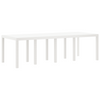 Hage Spisegruppe 11 pcs Hvit Polt rattan