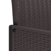Hage Spisegruppe 13 pcs Brun Poly rattan