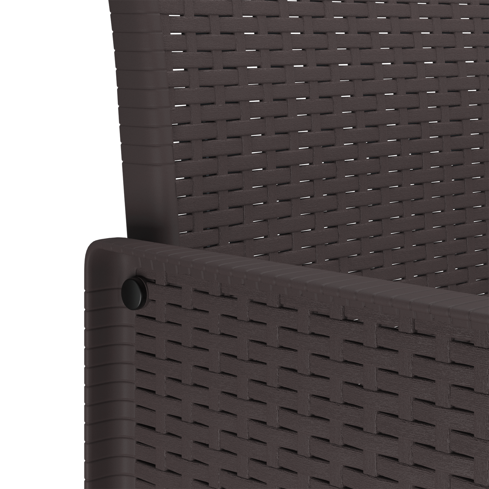 Hage Spisegruppe 13 pcs Brun og Lys grå Rattan og Puter