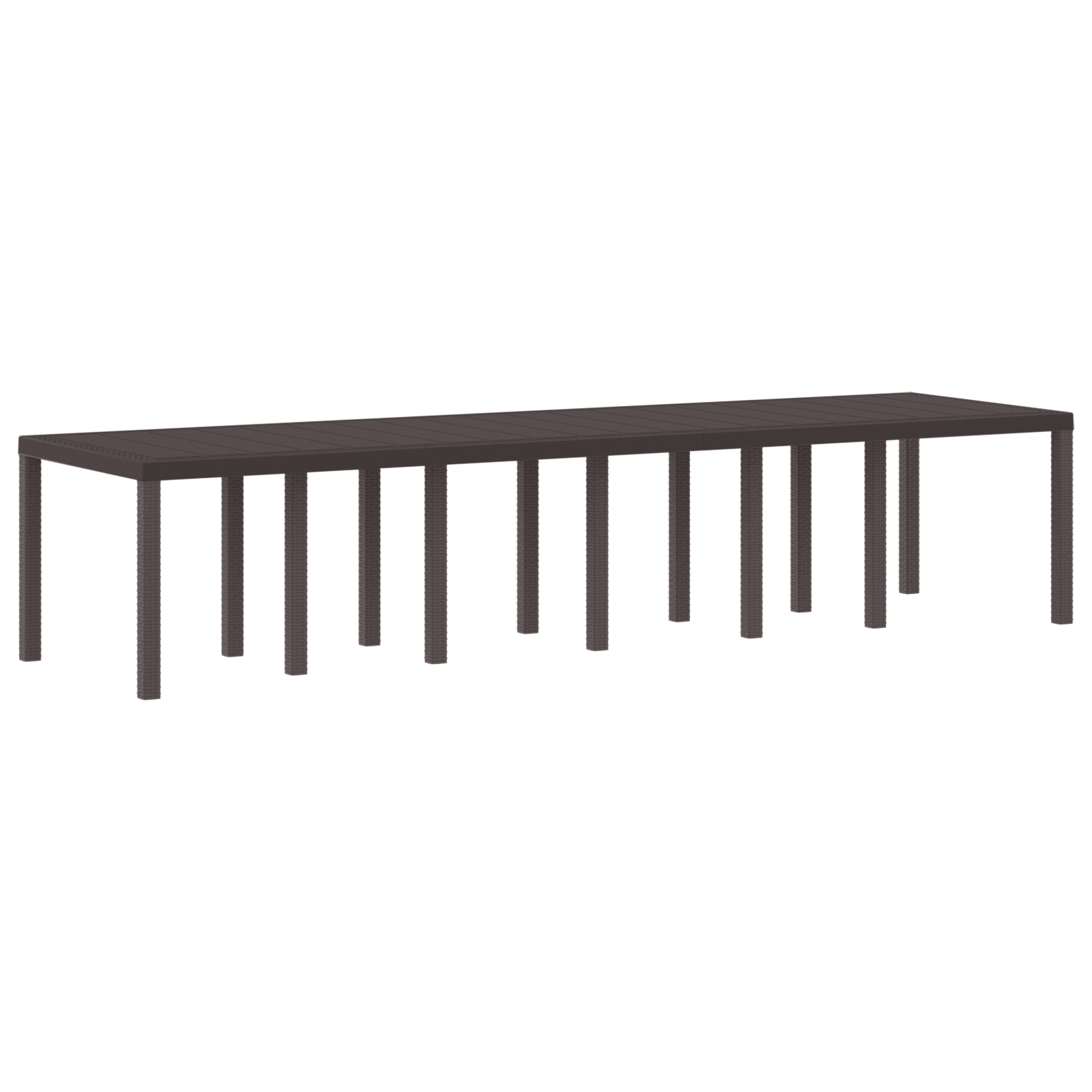 Hage Spisegruppe 15 pcs Brun Polt rattan