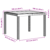 Hage Spisegruppe 3 pcs Antrasitt Polt rattan