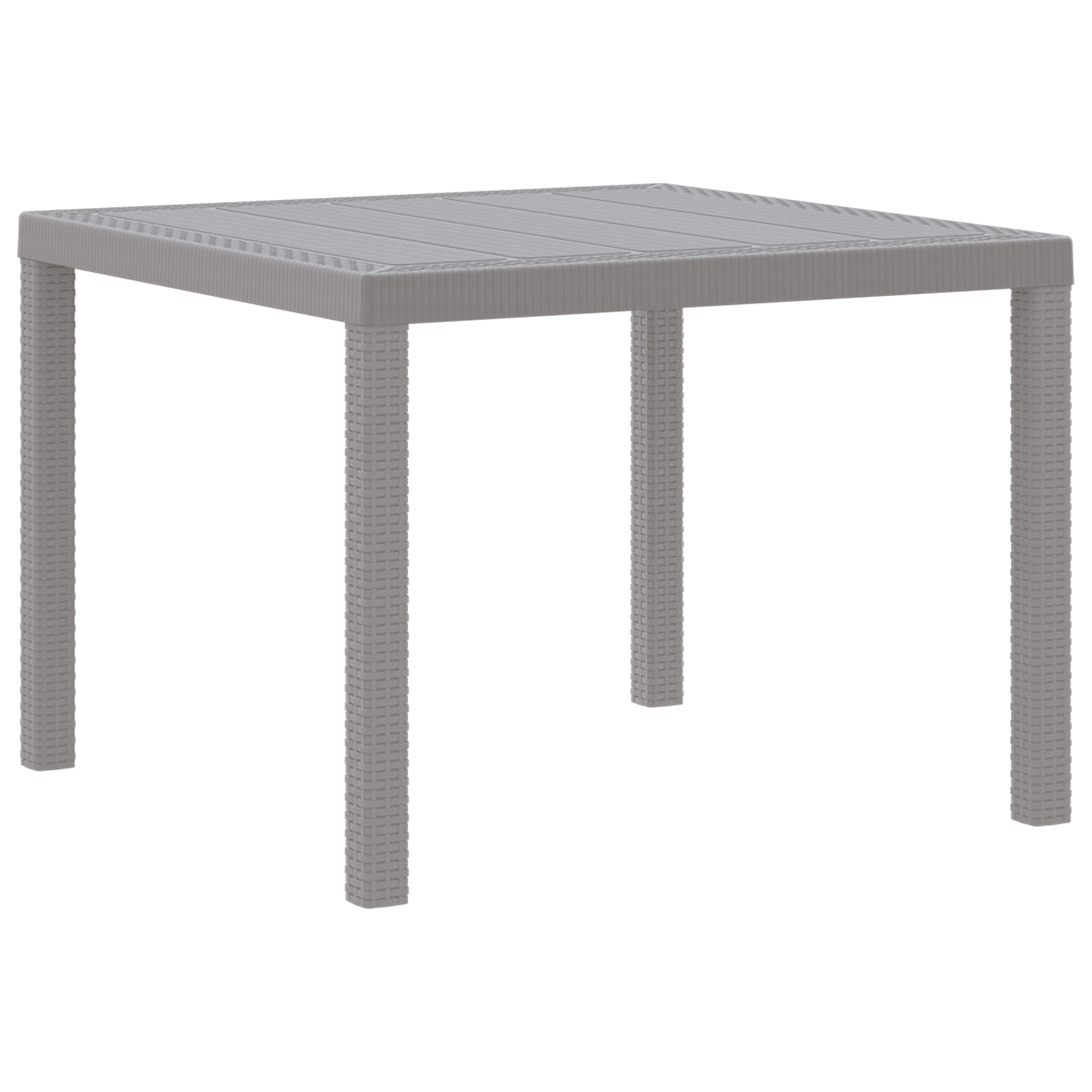 Hage Spisegruppe 3 pcs Lysegrå Polt rattan