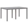 Hage Spisegruppe 5 pcs Lysegrå Polt rattan