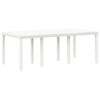 Hage Spisegruppe 7 pcs Hvit Polt rattan