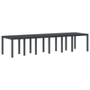 Hage Spisegruppe 13 pcs Antrasitt Polt rattan