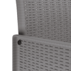 Hage Spisegruppe 13 pcs Lysegrå Polt rattan