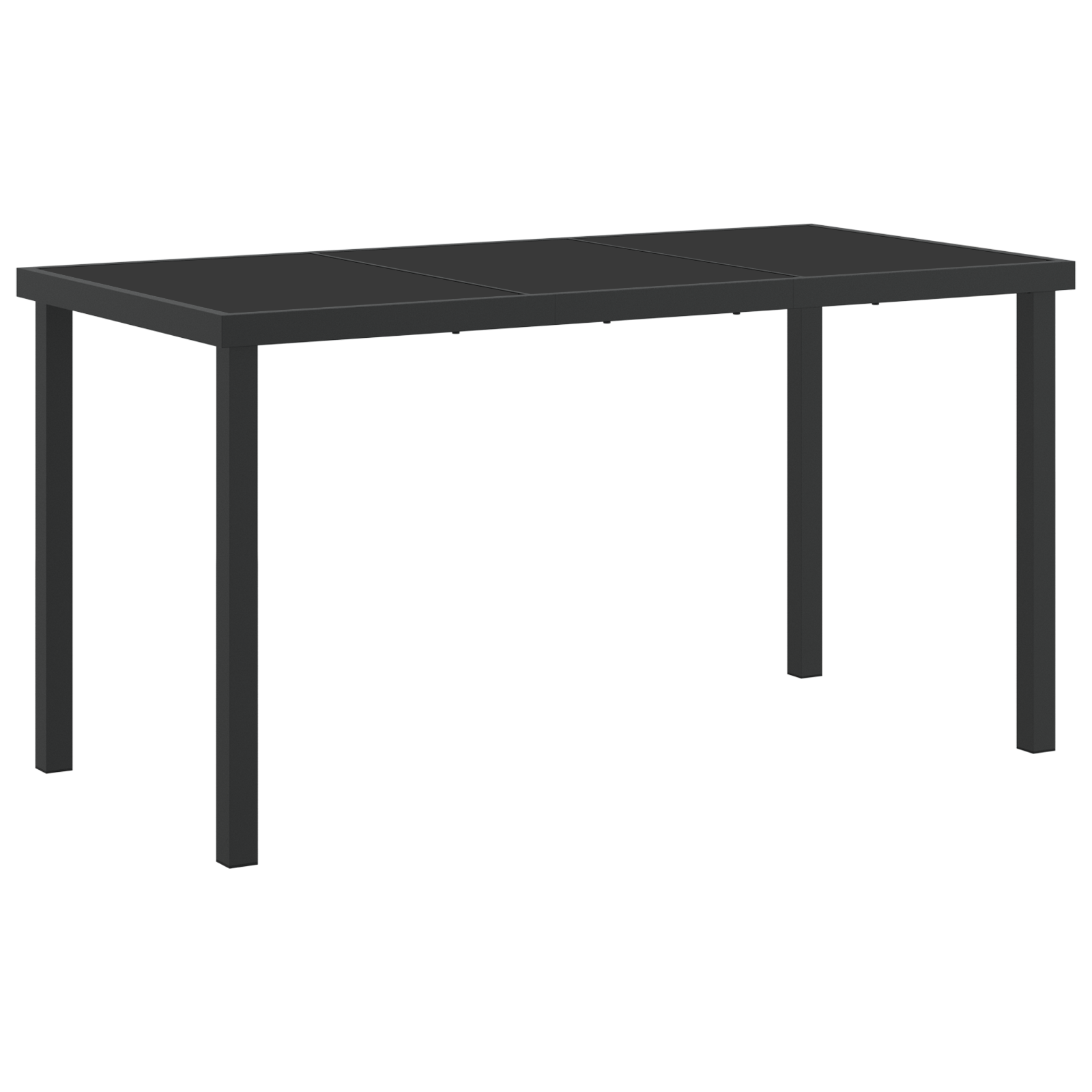 Hage Spisegruppe 5 pcs Brun Textilene og stål