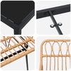 Hage Spisegruppe 5 pcs Brun Poly rattan