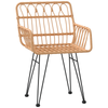 Hage Spisegruppe 5 pcs Brun Poly rattan