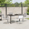 Hage Spisegruppe 5 pcs Hvit 140 x 70 x 73 cm Textilene og stål