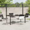 Hage Spisegruppe 5 pcs Hvit 160 x 80 x 73 cm Textilene og stål